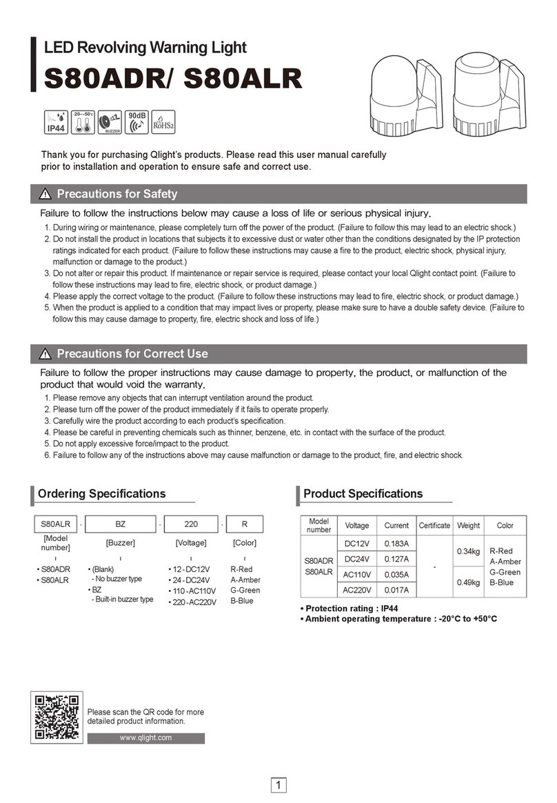 Qlightec S80ADR quick start guide