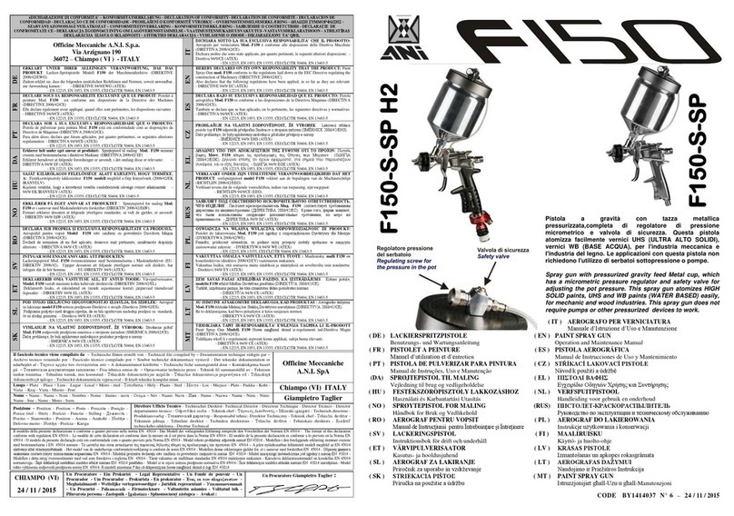 ANI F150-S-SP H2 Operation and maintenance manual