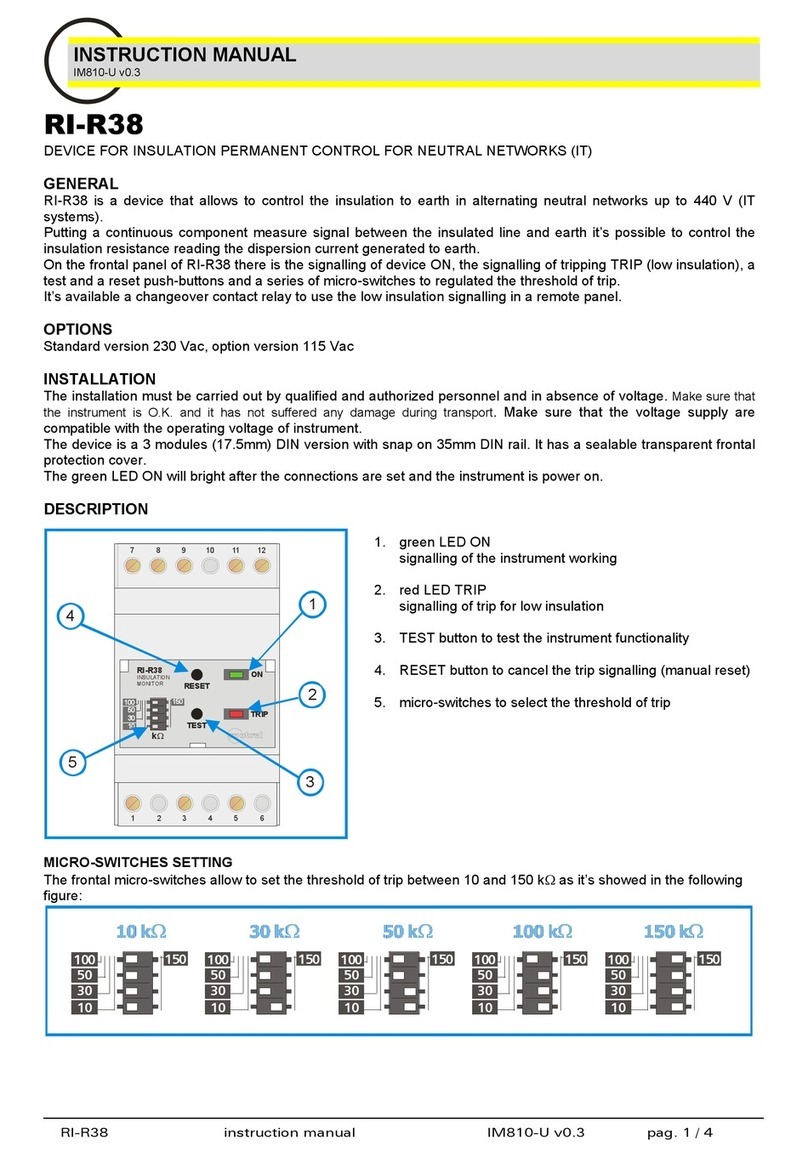 Contrel RI-R38 instruction manual