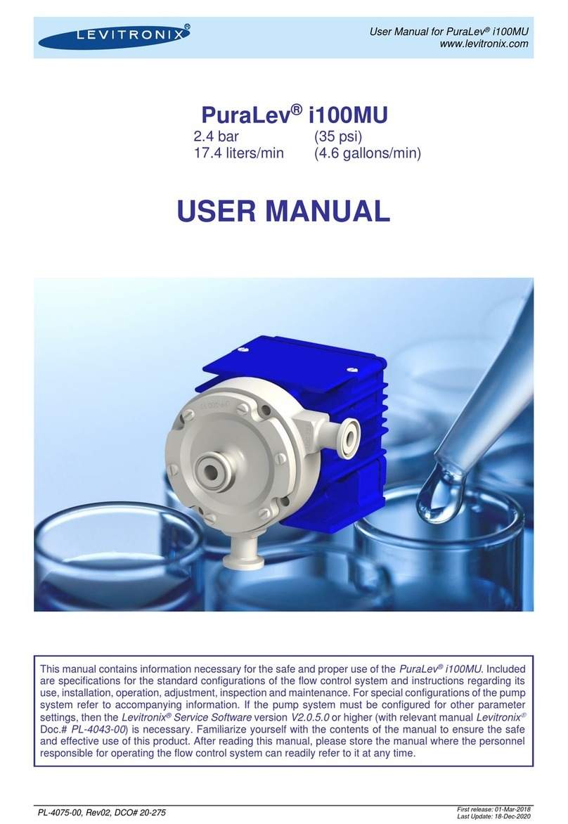 Levitronix PuraLev i100MU User manual