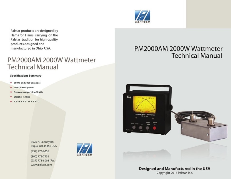 Palstar PM2000AM Technical manual