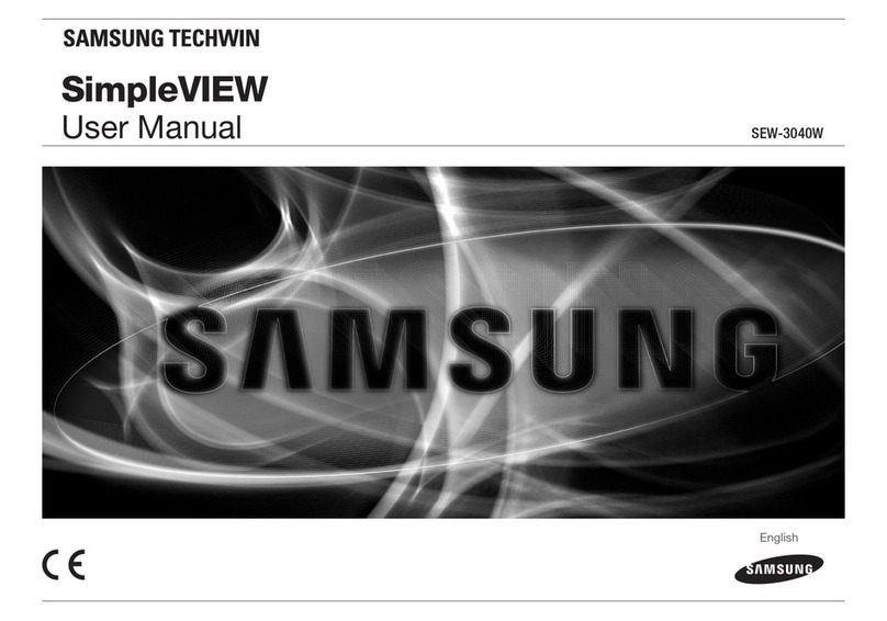 Samsung SimpleVIEW SEW-3040W User manual