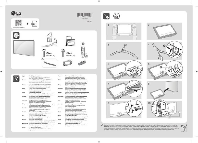LG 43UM76007LB User manual