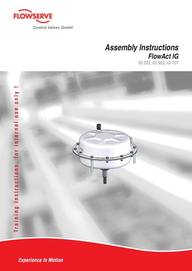 Flowserve FlowAct IG 253 Assembly instructions