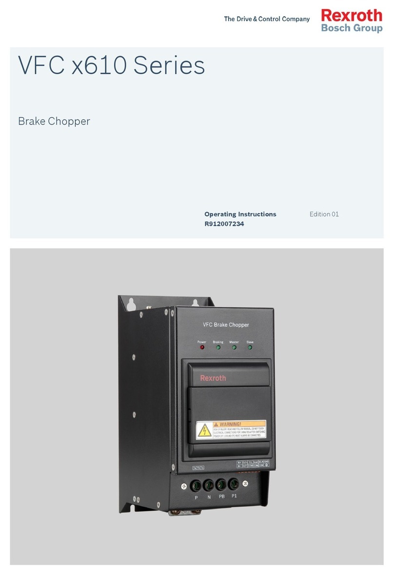 Bosch REXROTH VFC 610 Series operating instructions