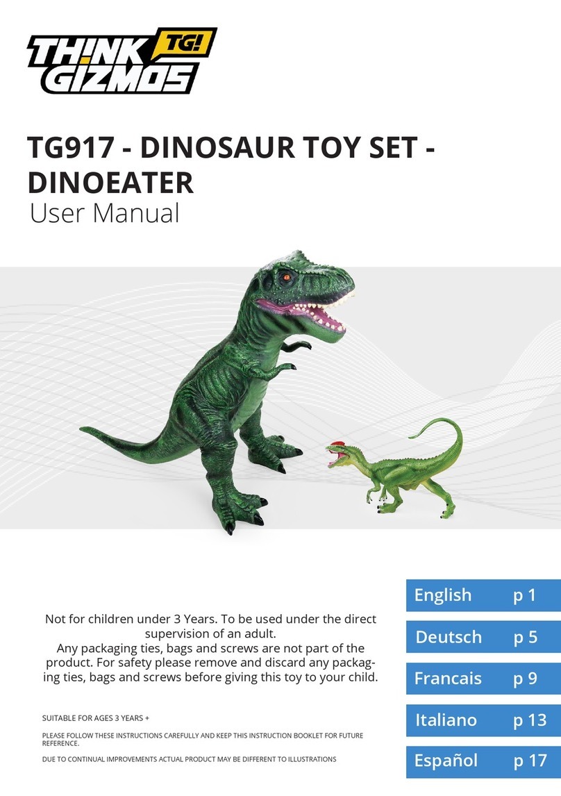 ThinkGizmos DINOSAUR TOY SET-DINOEATER User manual ThinkGizmos DINOSAUR TOY SET-DINOEATER User manual