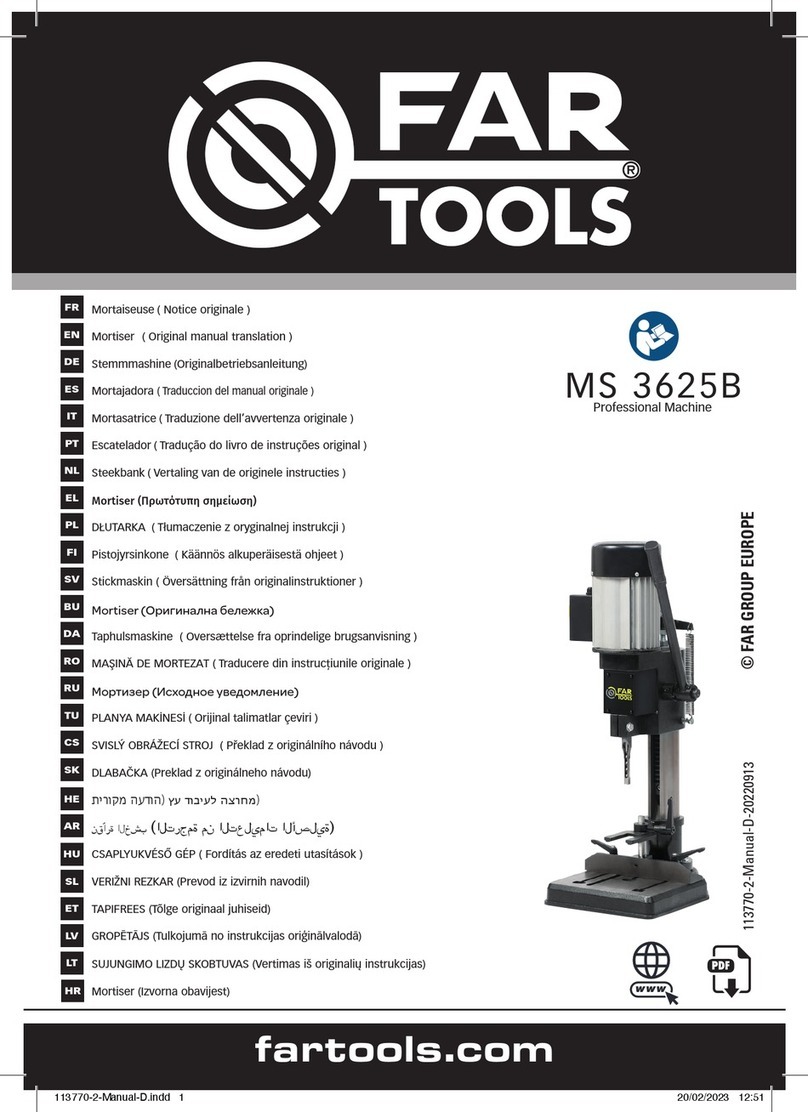 Far Tools MS 3625B manual