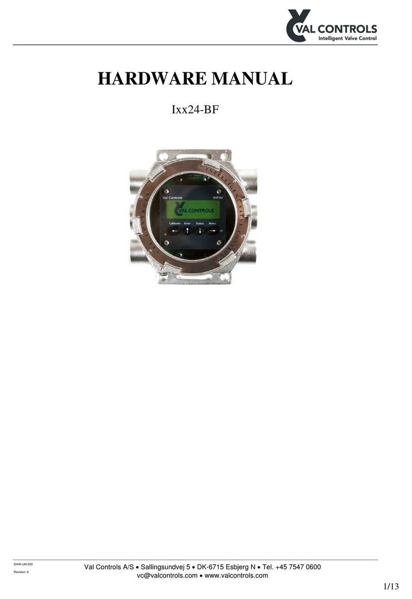 Val Controls I 24-BF Series Hardware manual