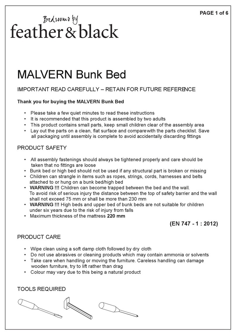 feather&black MALVERN quick start guide