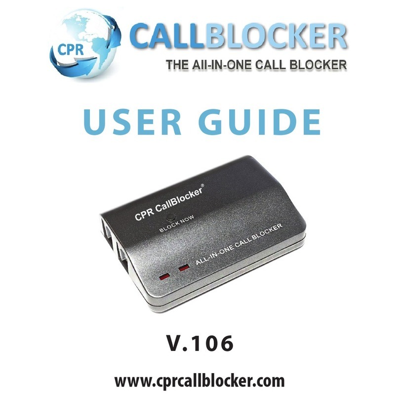 CPR Callblocker V.106 user guide