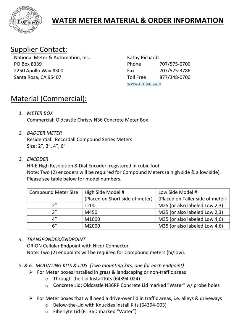 National Meter & Automation T200 manual