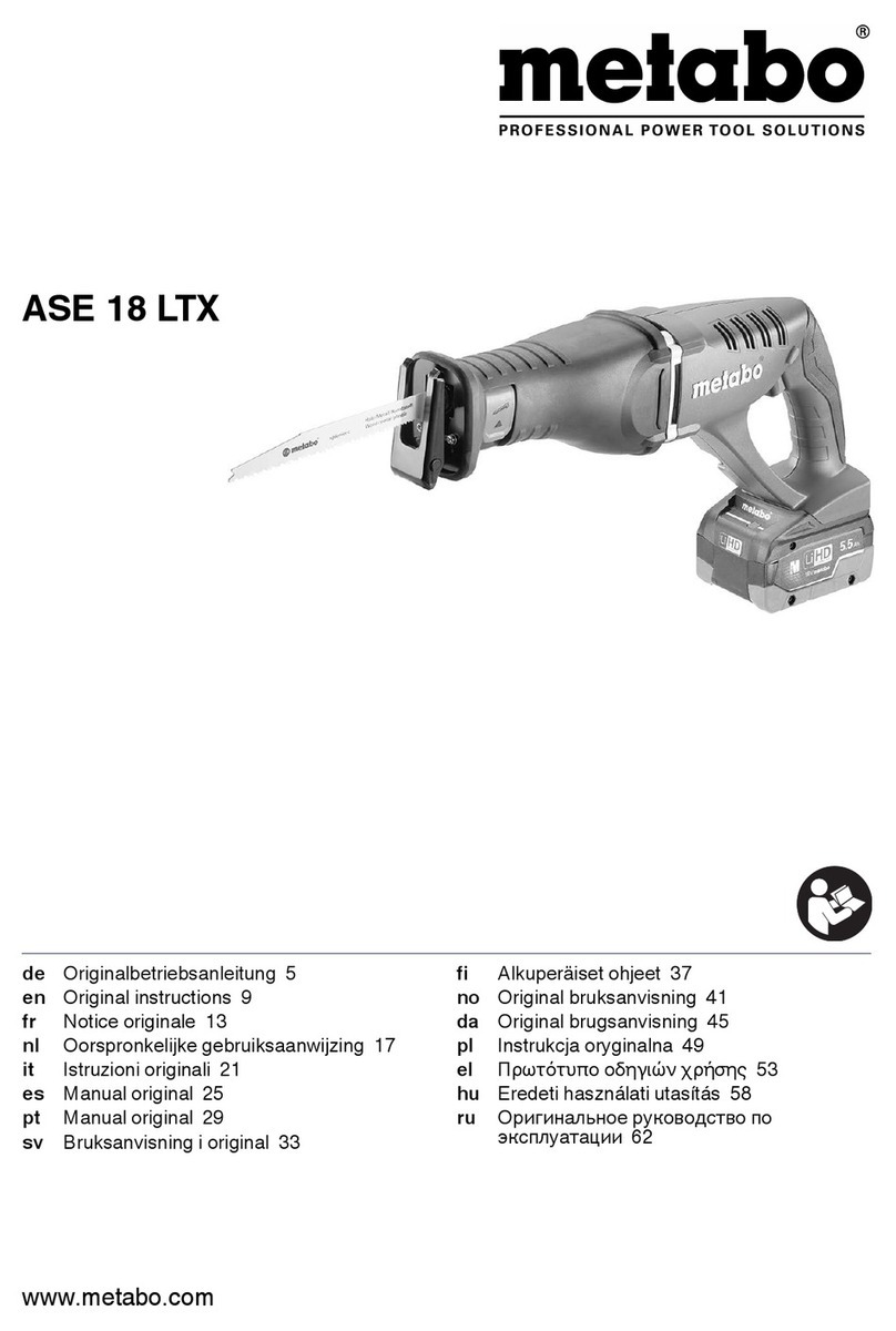Metabo 02269000 Original instructions