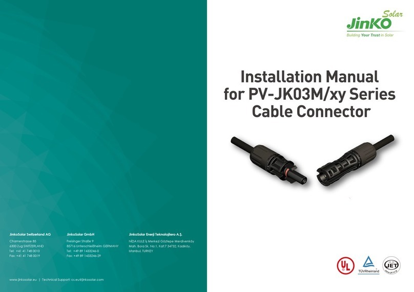 Jinko Solar PV-JK03M Series installation manual