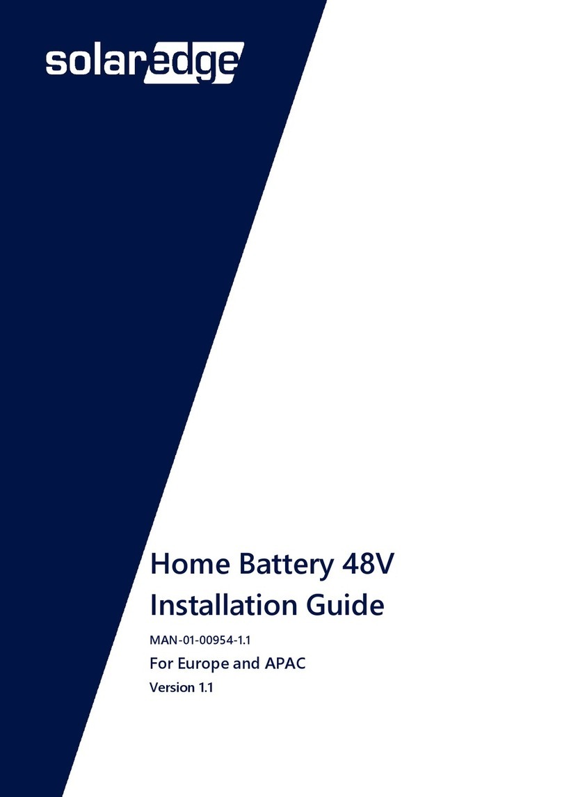 SolarEdge Home Battery 48V User manual