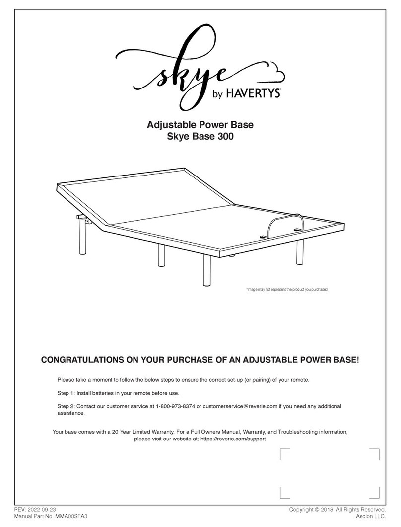 HAVERTYS Skye Base 300 User manual