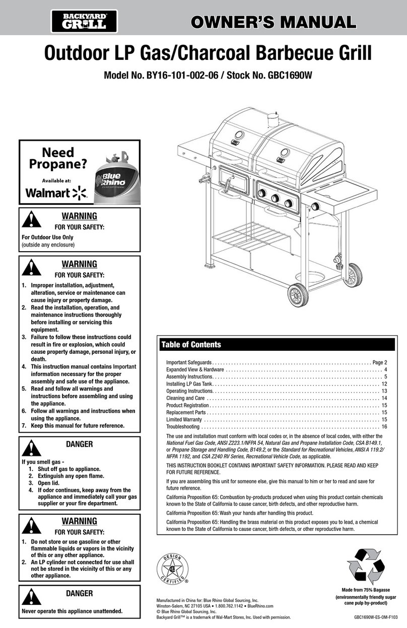 Backyard BY16-101-002-06 owner's manual