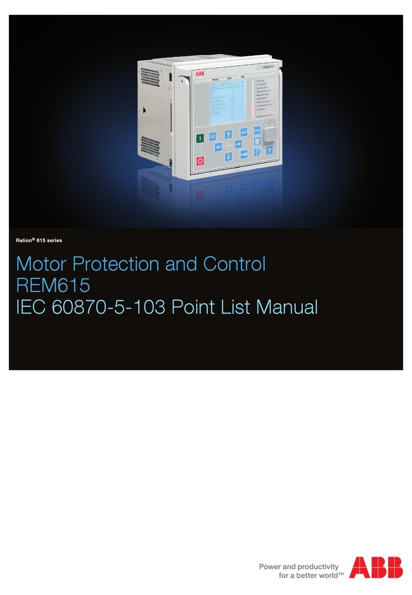 ABB Relion 615 series manual