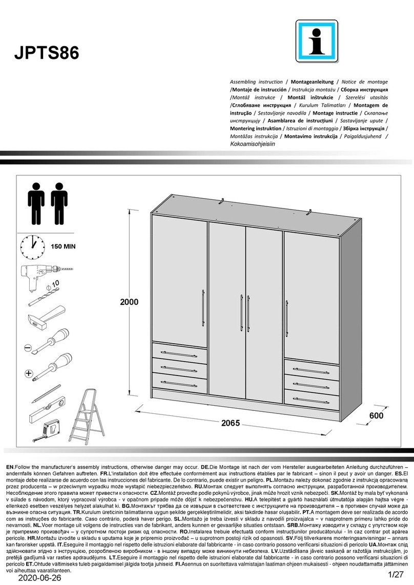 Forte JPTS86 Assembling Instruction