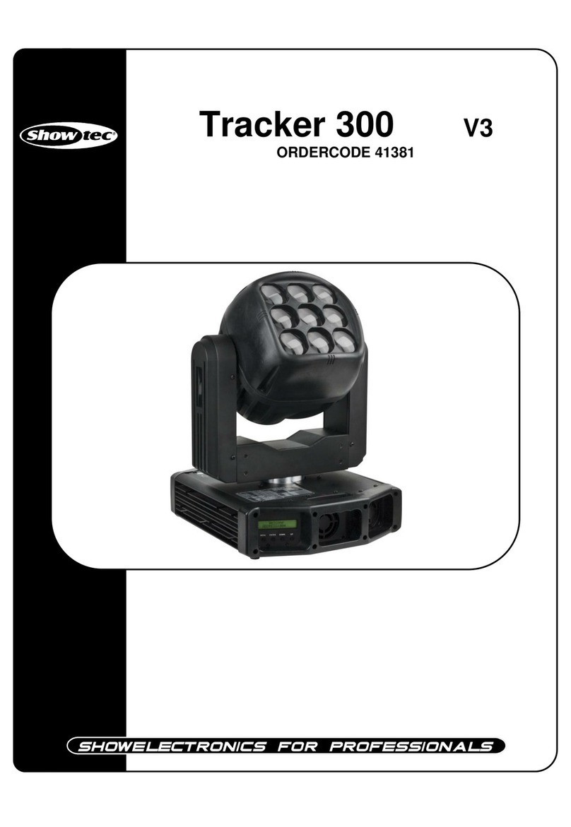 Show Tec Tracker 300 V3 User manual