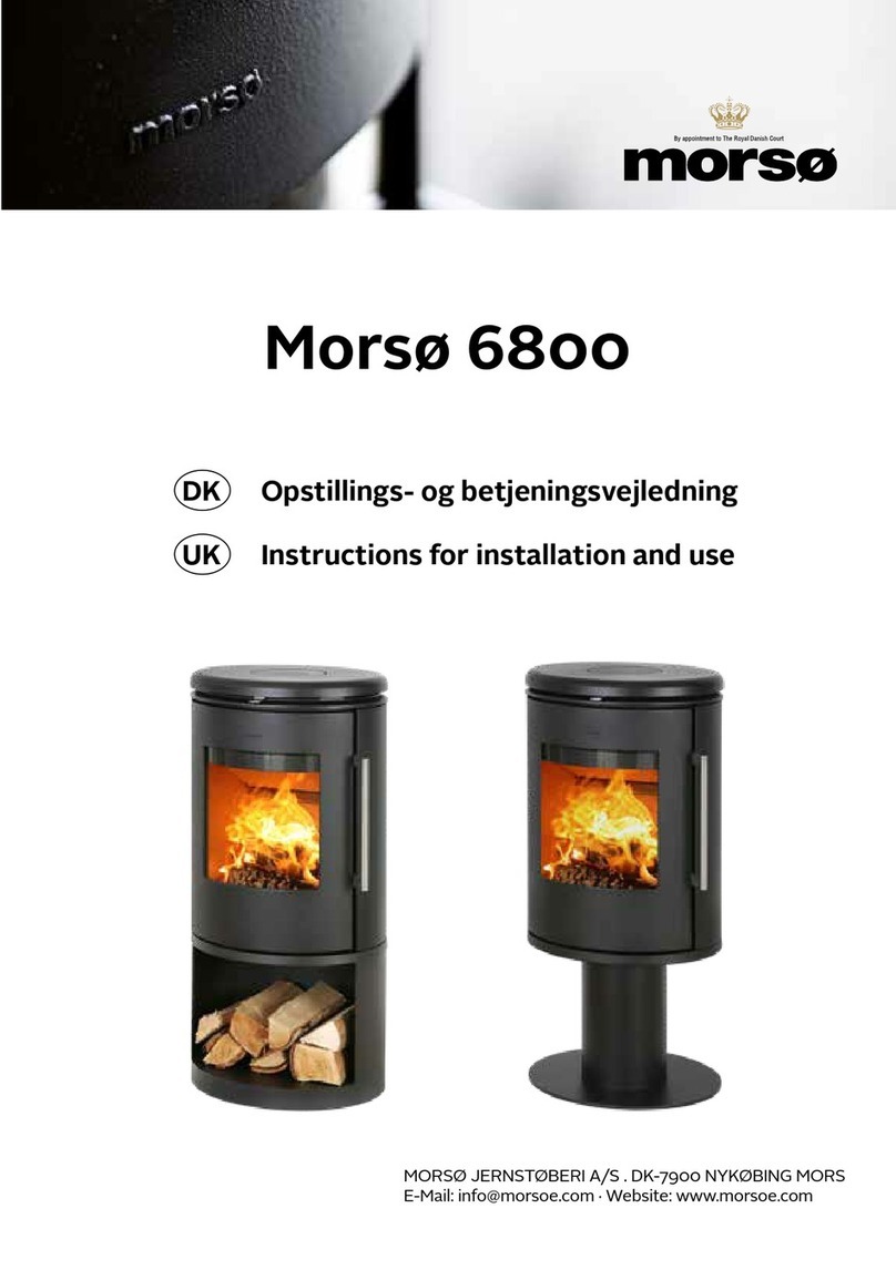 Morso 6800 Instructions for installation and use