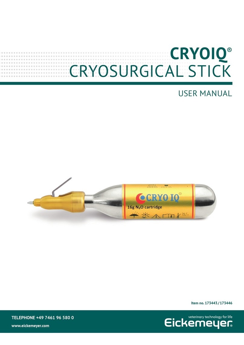 Eickemeyer CryoIQ DERM plus user manual
