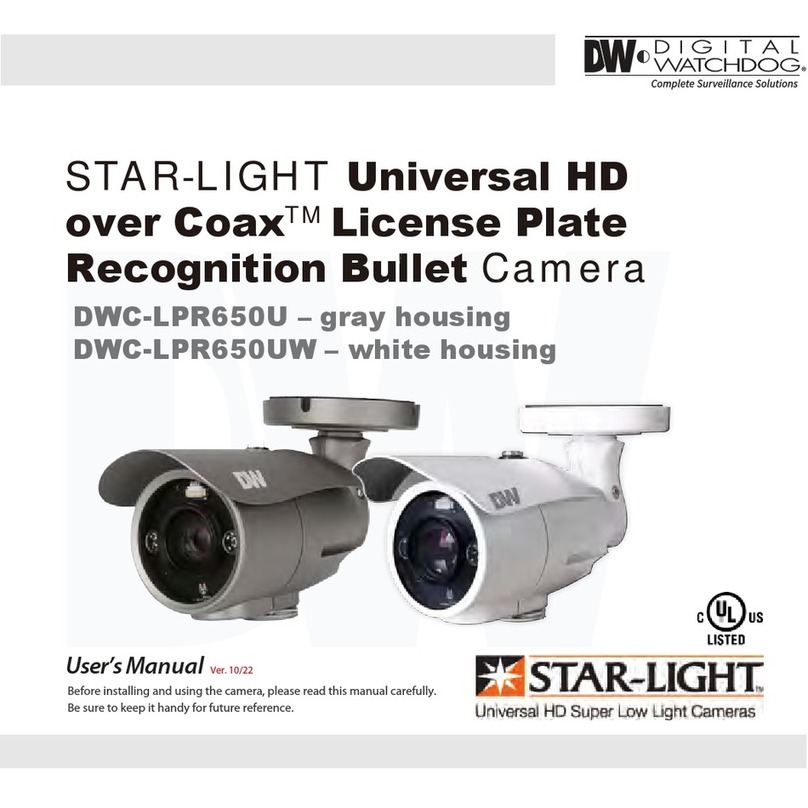 Digital Watchdog DWC-LPR650UW User manual