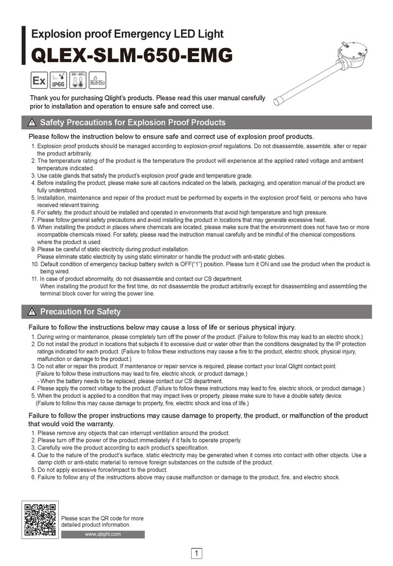 Qlightec QLEX-SLM-650-EMG quick start guide