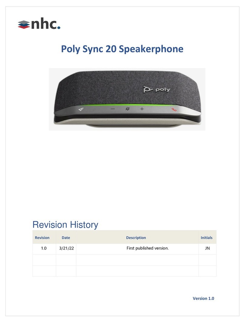 Poly SYNC 20 Series User manual