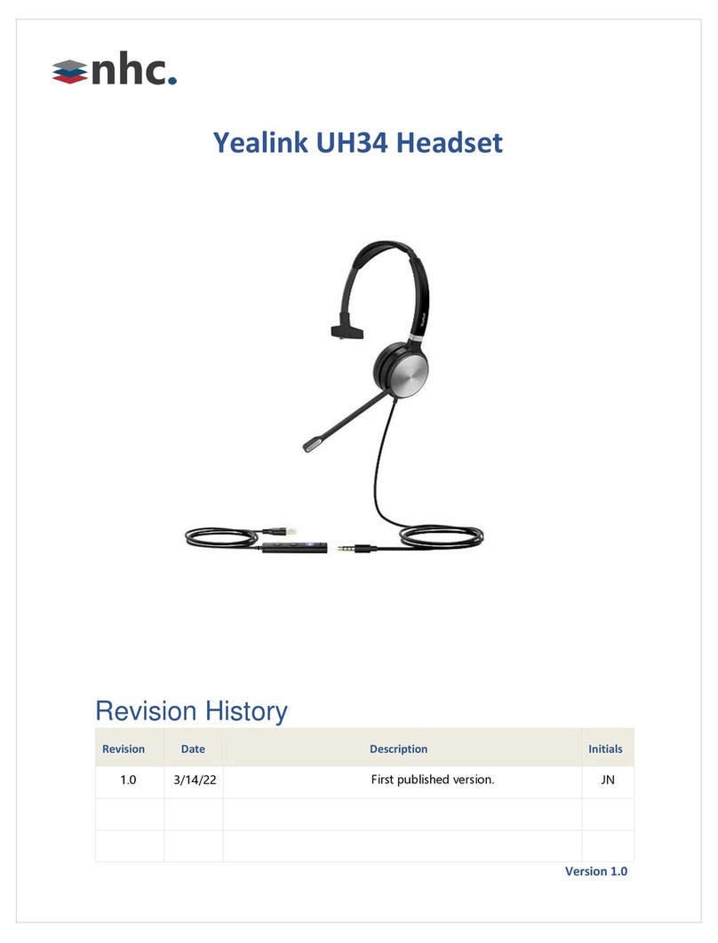Yealink UH34 manual