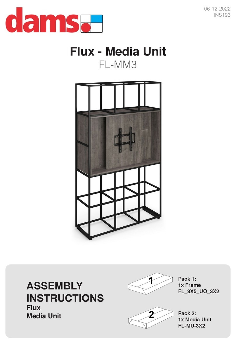 dams Flux FL-MM3 Assembly instructions