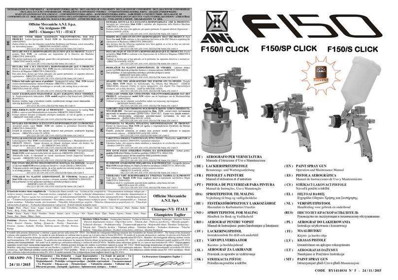 ANI F150/I CLICK Operation and maintenance manual