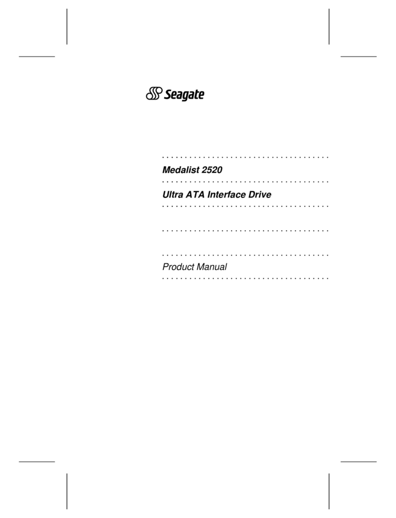 Seagate Medalist 2520 product manual