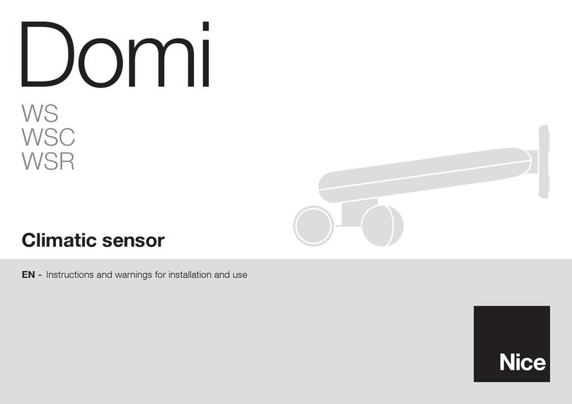 Nice Domi WS Technical specifications