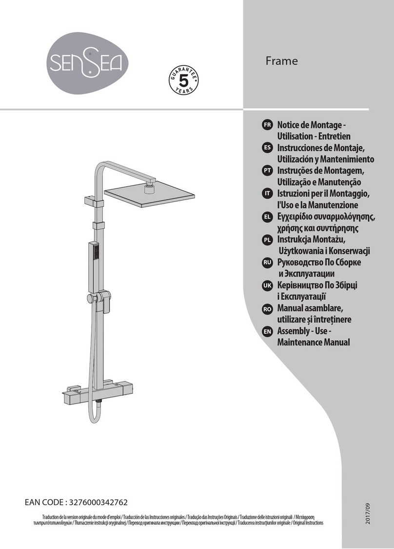 Sensea Frame Assembly, Use, Maintenance Manual