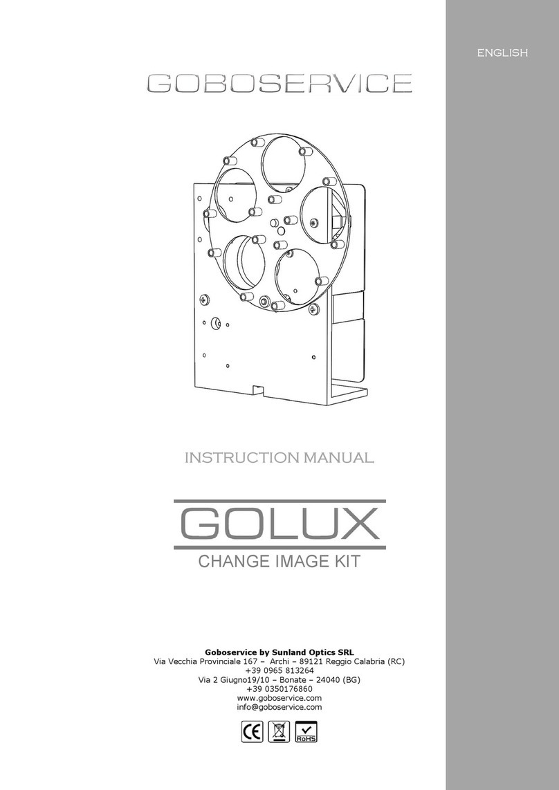 Goboservice GOLUX instruction manual Goboservice GOLUX instruction manual