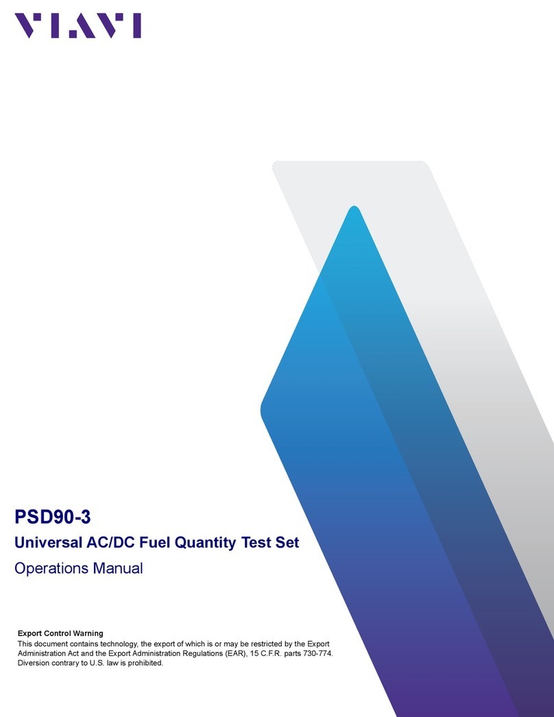 Viavi PSD90-3 Operation manual