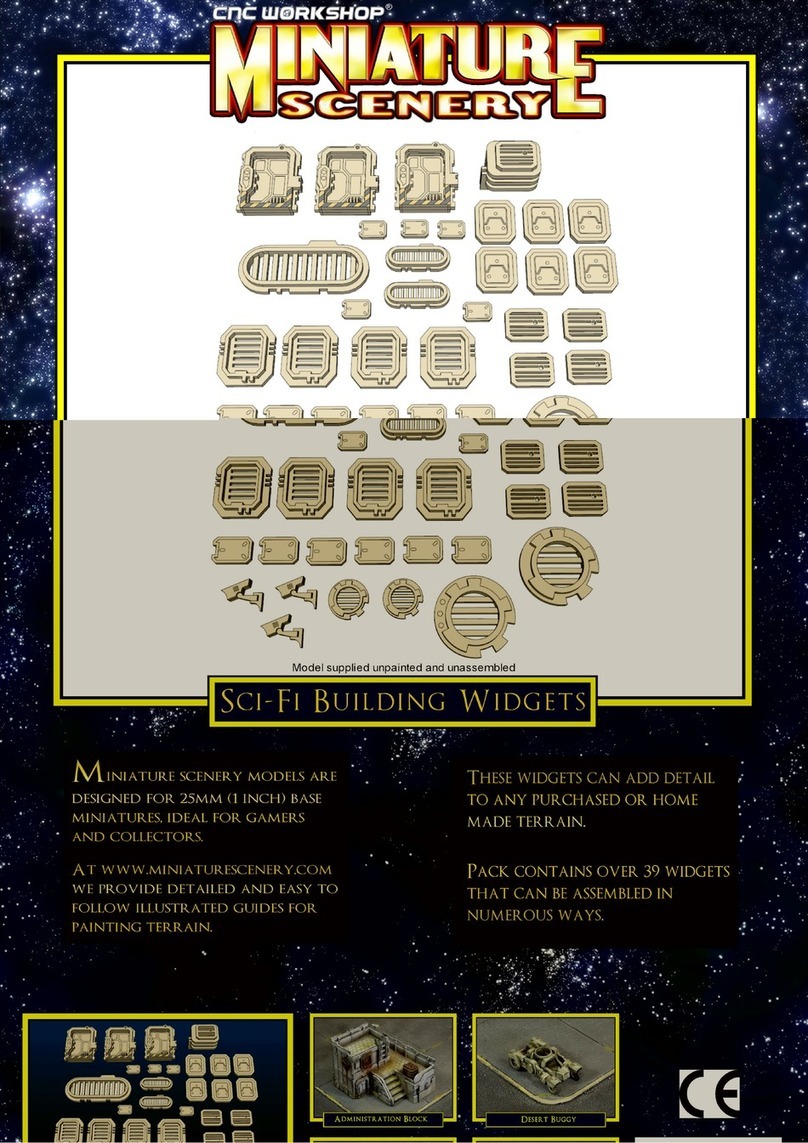 CNC Workshop MINIATURE SCENERY Observation Blimp User manual