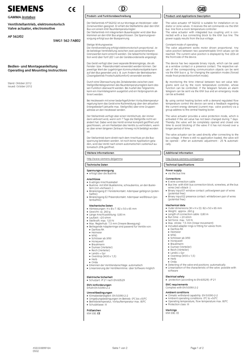Siemens GAMMA AP 562/02 Service manual
