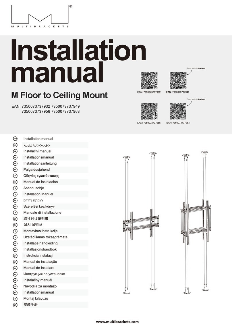 Multibrackets 7350073737932 User manual Multibrackets 7350073737932 User manual