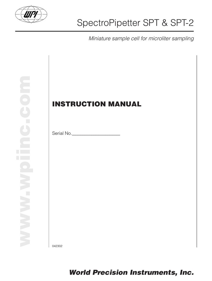 WPI SpectroPipetter SPT instruction manual