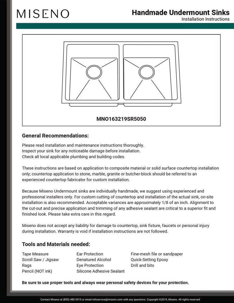 miseno MNO163219SR5050 installation instructions miseno MNO163219SR5050 installation instructions