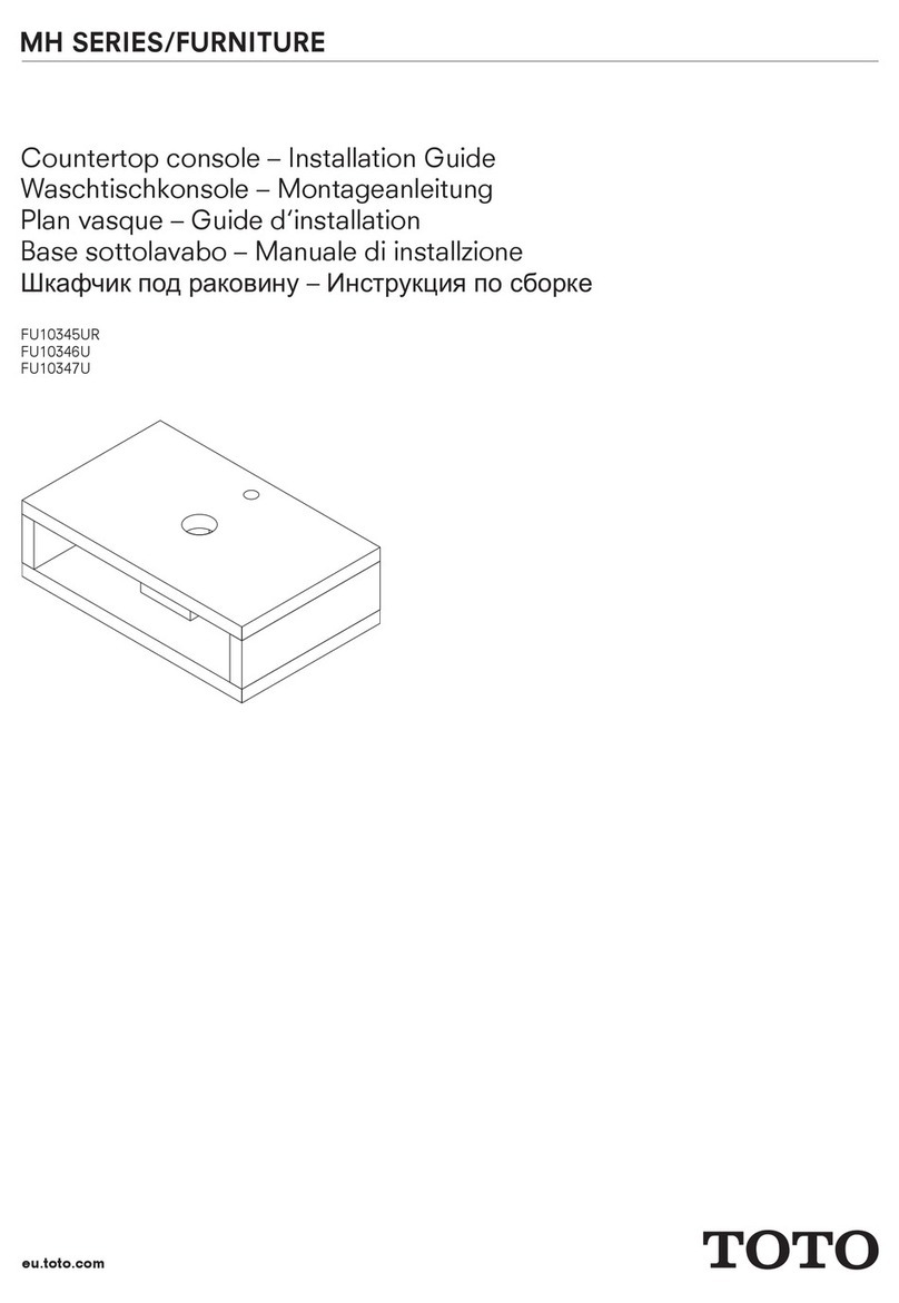 Toto MH Series installation guide