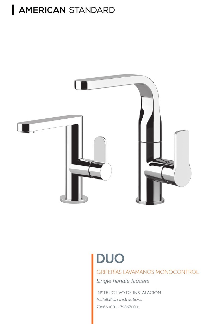 American Standard Duo Quadrato User manual