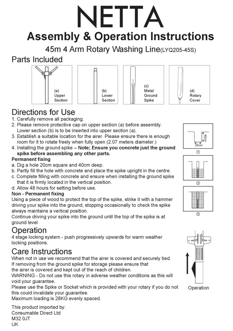 netta LYQ205-45S Assembly & operation instructions netta LYQ205-45S Assembly & operation instructions