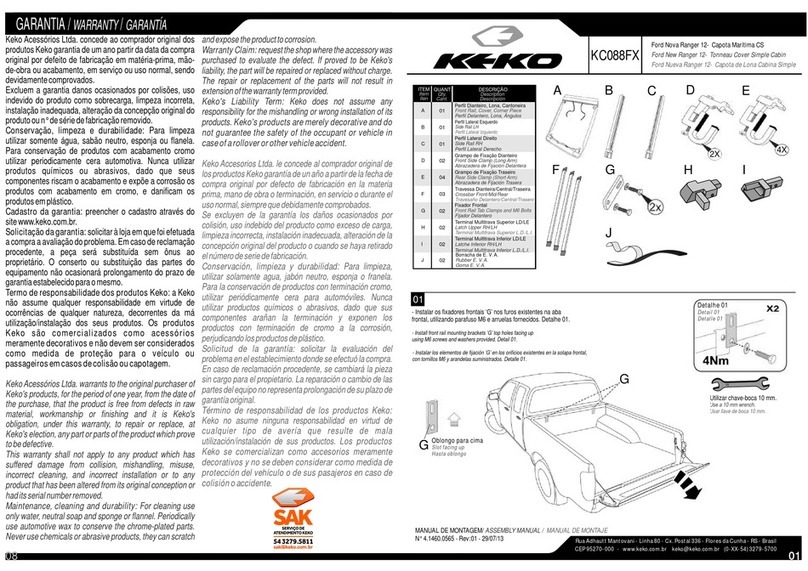 KEKO KC088FX User manual