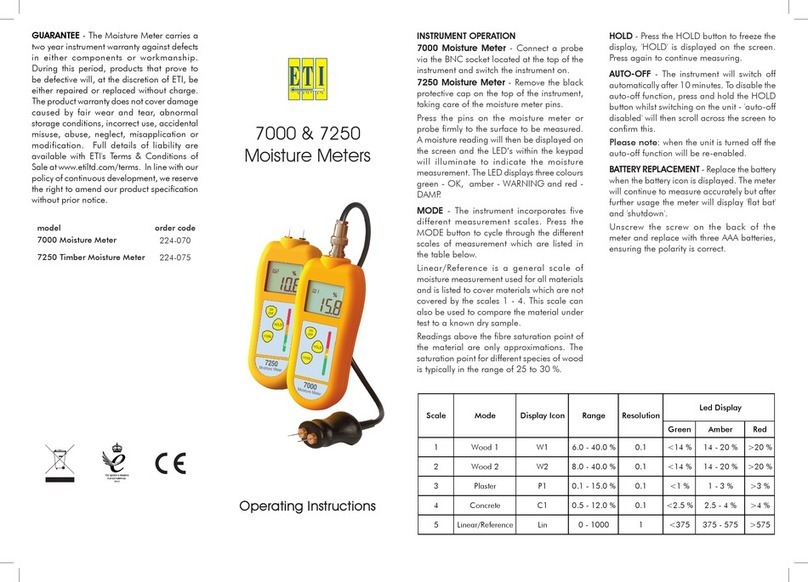 ETI 7000 operating instructions