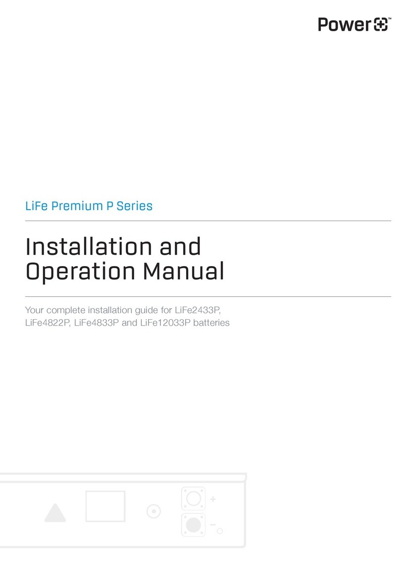 PowerPlus Energy LiFe Premium P Series Installation and operation manual