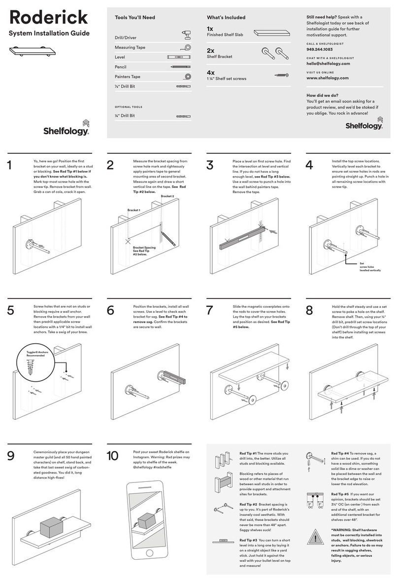 Shelfology Roderick User guide