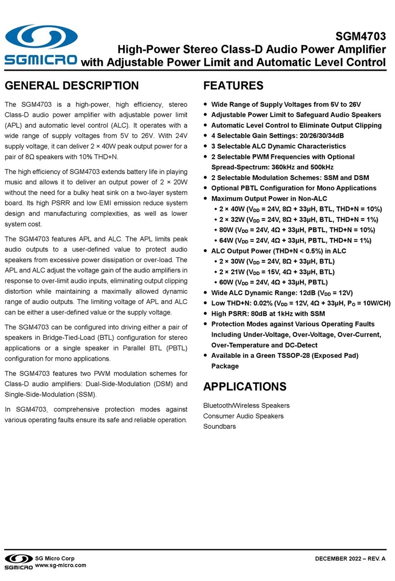 SG Micro SGM4703 User manual