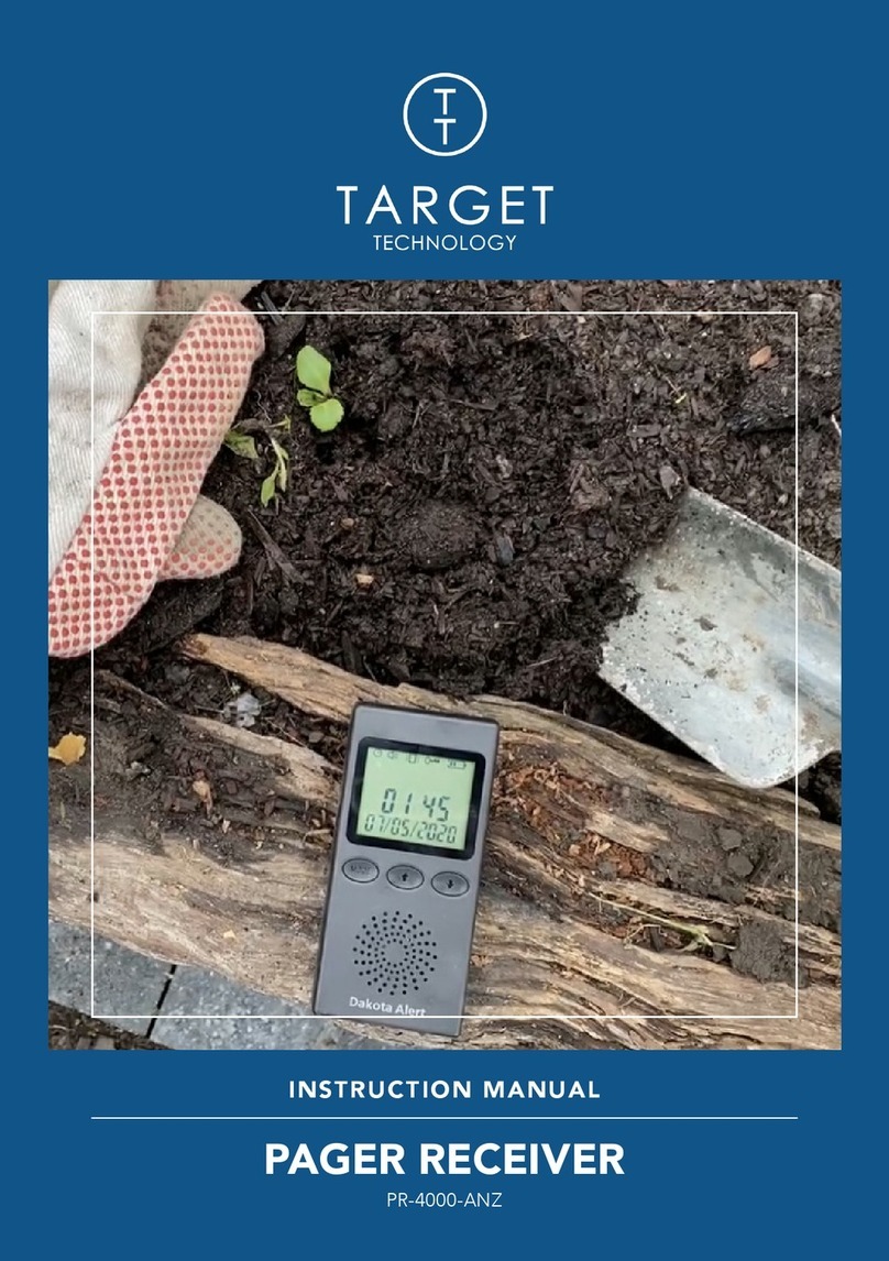 TARGET TECHNOLOGY PR-4000-ANZ instruction manual